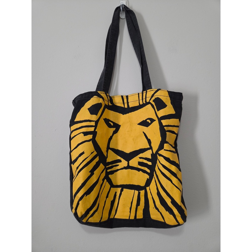 Disney The Lion King Broadway Musical Tote Bag Canvas‎ Simba Graphic Souvenir